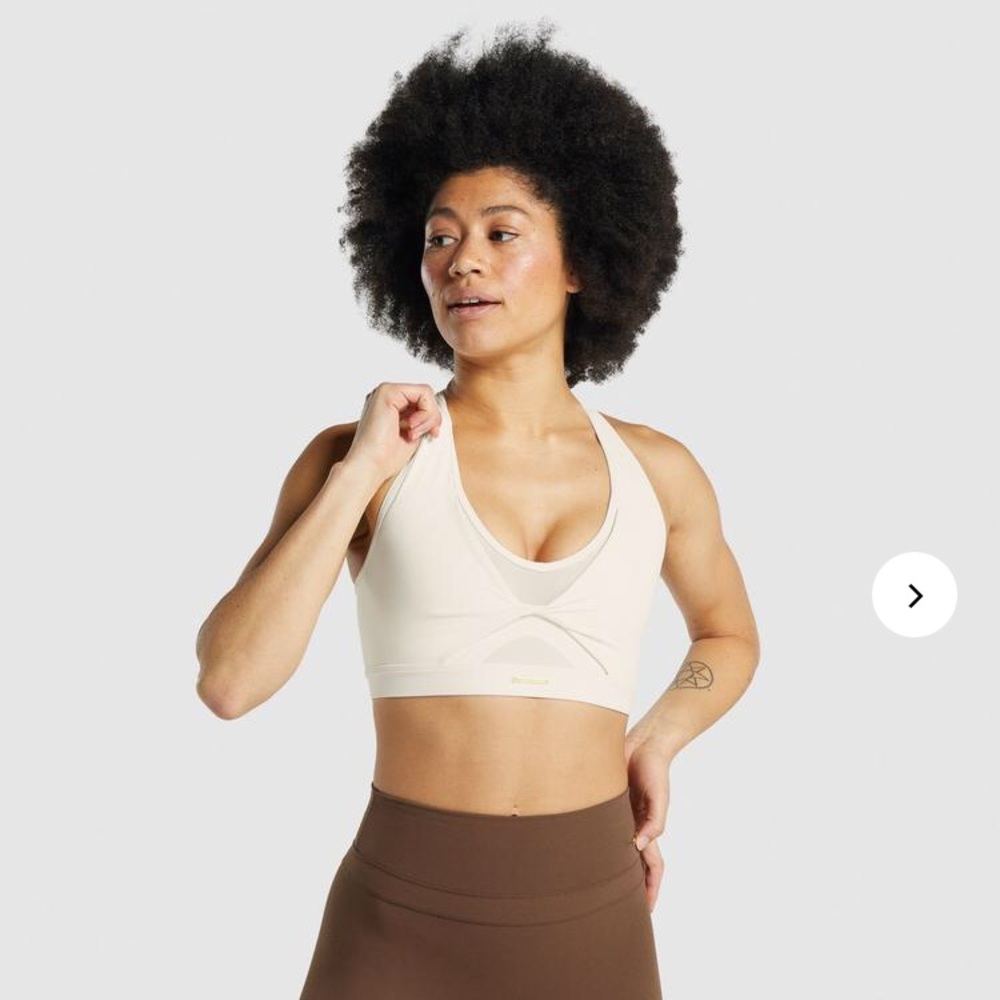 Whitney unbleached sports bra